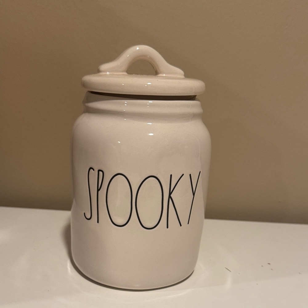 Rae Dunn spooky baby canister